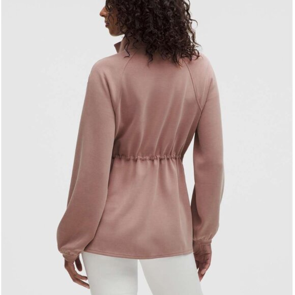 Lululemon Softstreme Cinch-Waist Full-Zip Jacket Twilight Rose (NWT) - Picture 2 of 13